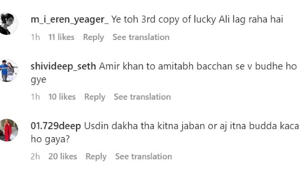 Aamir Looking Older Than Big B?