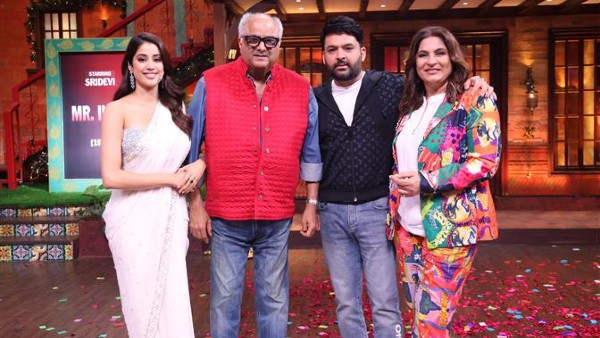 Boney Kapoor Jahnvi Kapoor Kapil Sharma