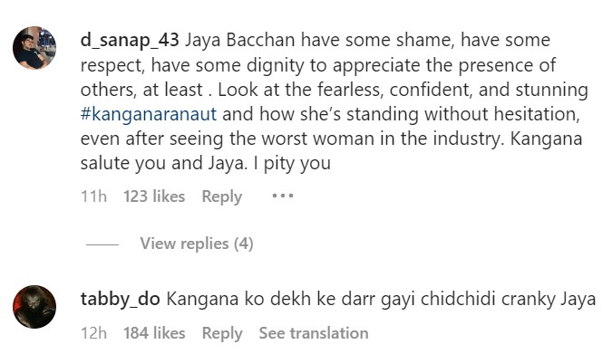 Jaya Bachchan Trolled For Ignoring Kangana Ranaut