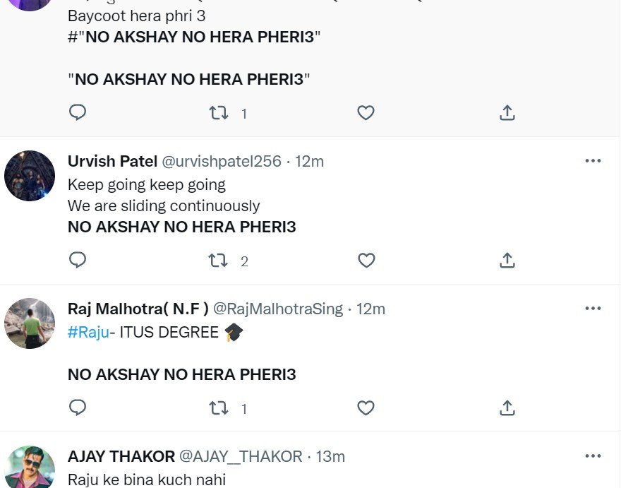 Kartik Aaryan Replaces Akshay Kumar in Hera Pheri 3