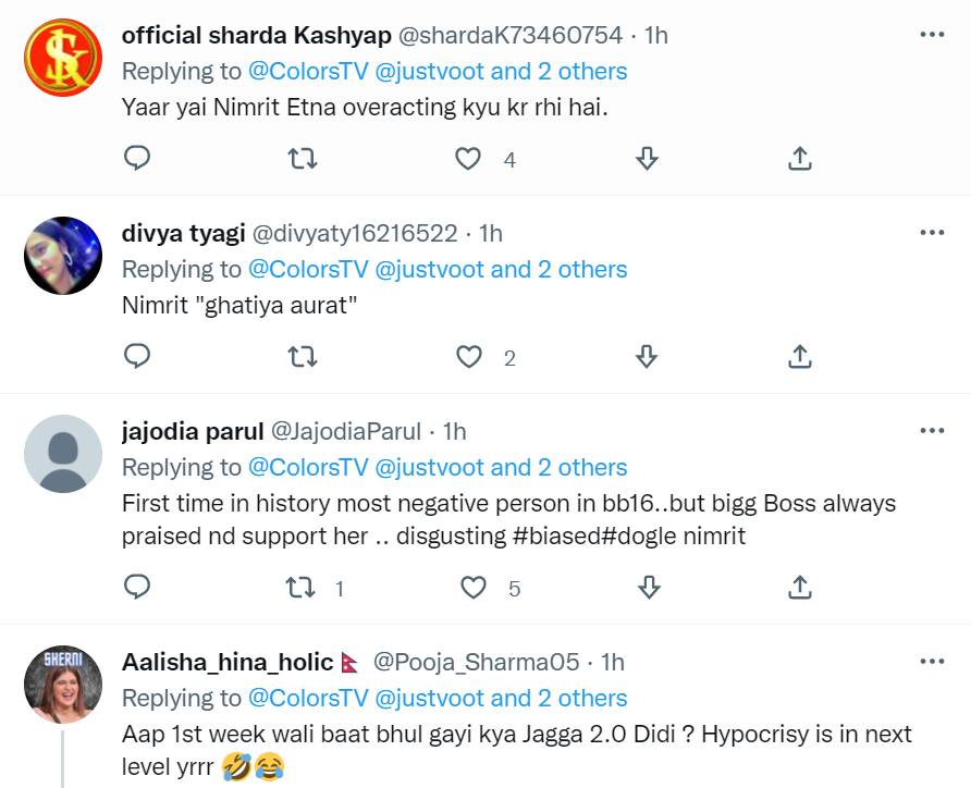 Bigg Boss 16: Nimrit trolled for abusing Priyanka Bigg Boss 16: Nimrit trolled for abusing Priyanka