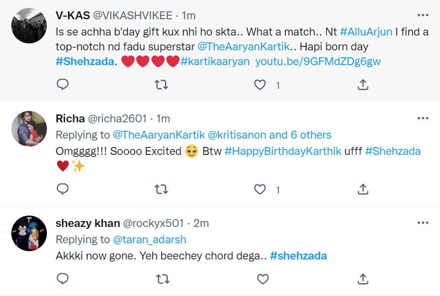 Kartik Aaryan Birthday Shehzada First LookTeaser