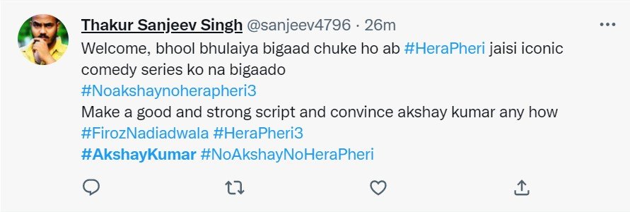 Kartik Aaryan Replaces Akshay Kumar in Hera Pheri 3