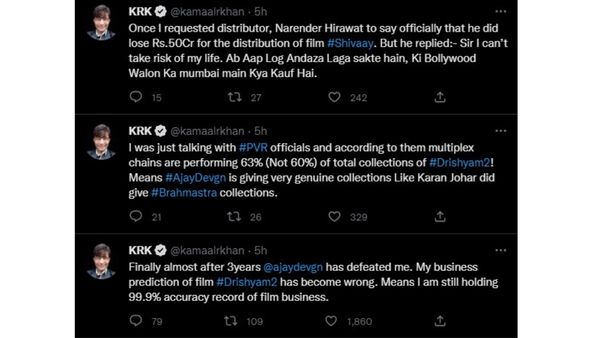 Kamaal R Khan Drishyam 2 