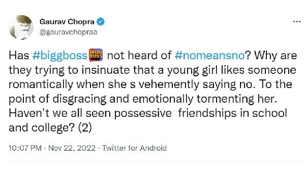 Has ‘Bigg Boss’ Not Heard Of #NoMeansNo?