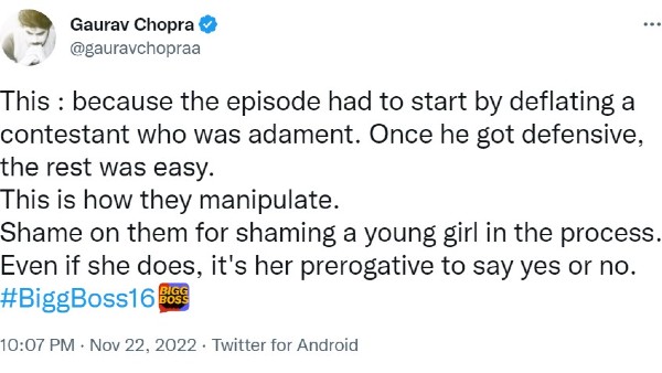 Shame On ‘Bigg Boss’ Makers