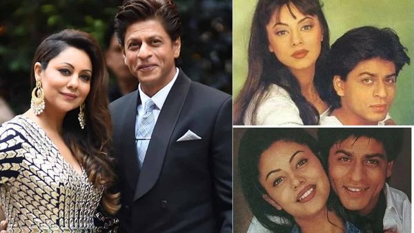 srk with wife gauri khan