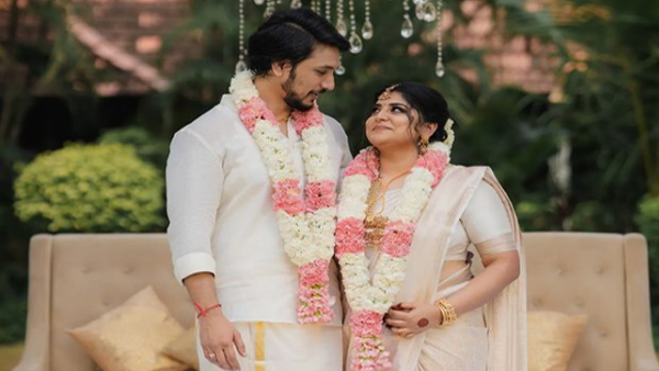 Manjima Gautham Karthik wedding