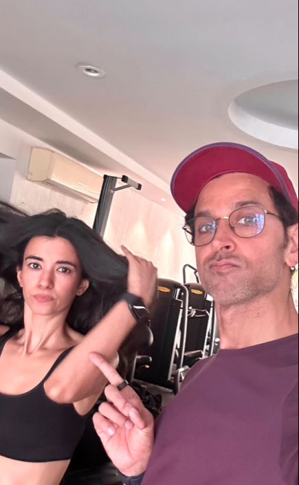 Sabas birthday celebration with Hrithik