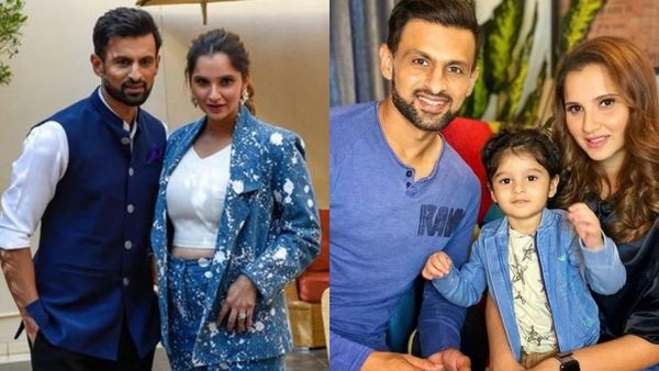 Sania Mirza, Shoaib Malik with kids