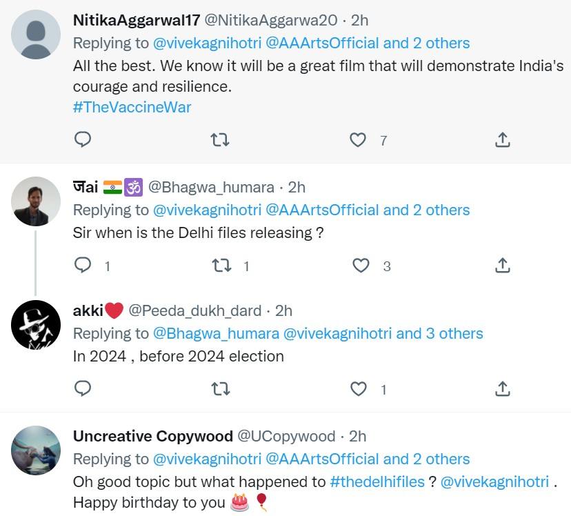 Vivek Agnihotri Announces New Film The Vaccine War Vivek Agnihotri Announces New Film The Vaccine War