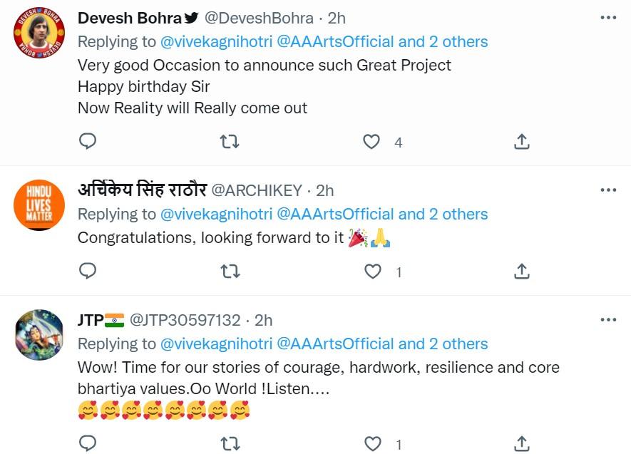 Vivek Agnihotri Announces New Film The Vaccine War Vivek Agnihotri Announces New Film The Vaccine War