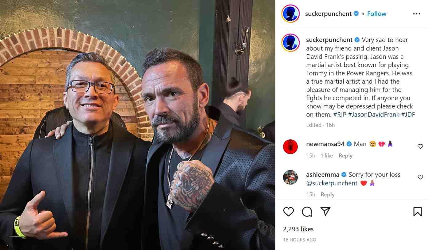 Power Rangers Star Jason David Frank Dead