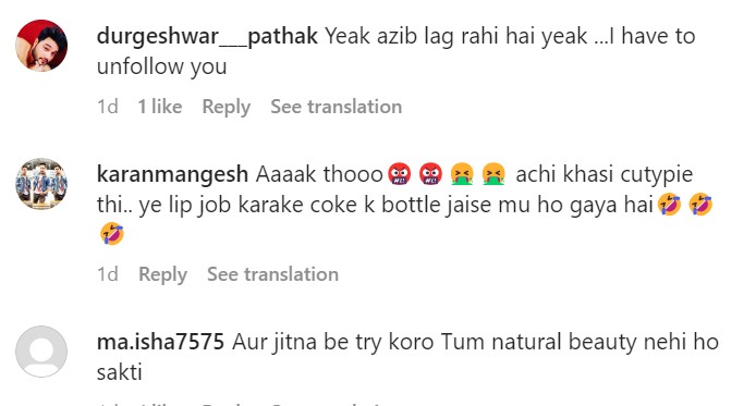 Bhumi Pednekar Trolled Lip Fillers Bhumi Pednekar Trolled Lip Fillers