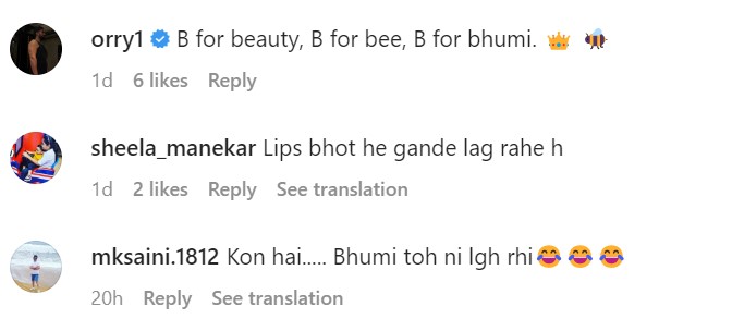 Bhumi Pednekar Trolled Lip Fillers Bhumi Pednekar Trolled Lip Fillers