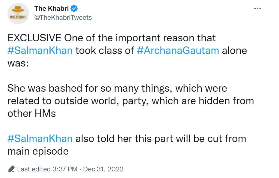 Bigg Boss 16: REAL Reason Why Salman Slammed Archana Alone