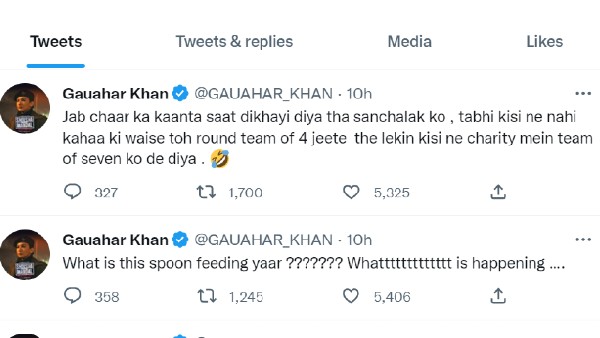 Gauahar’s Dig At Nimrit’s Sanchalan