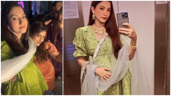 Gauahar Khan Flaunted Baby Bump