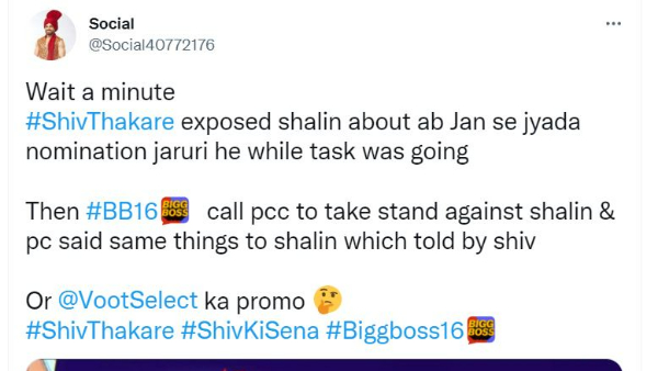 Fans Say Shiv Exposed Shalin And Not Priyanka Fans Say Shiv Exposed Shalin And Not Priyanka