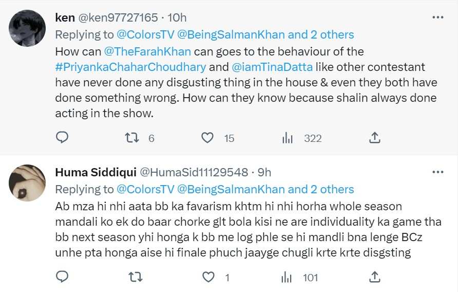  Bigg Boss 16 Weekend Ka Vaar Priyanka Chahar Choudhary Tina Datta Fans Troll Farah Khan