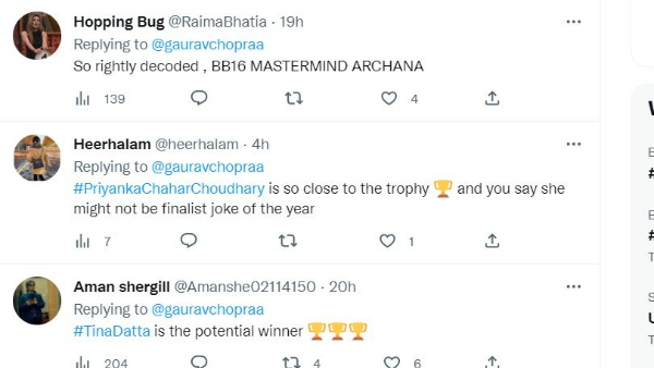 Bigg Boss 16: Fans Support Priyanka 