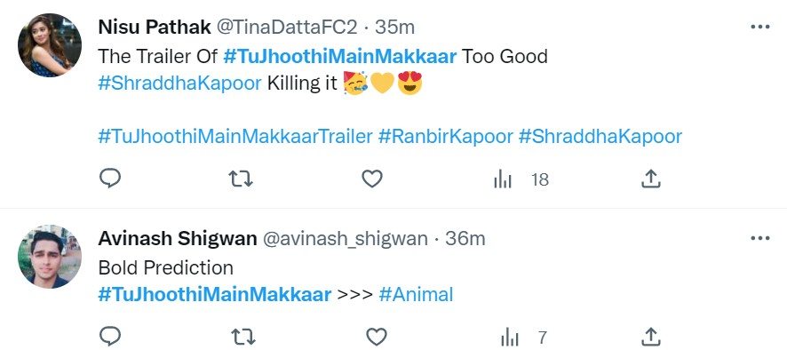 Trailer Of Ranbir-Shraddha’s Tu Jhoothi Main Makkaar Out