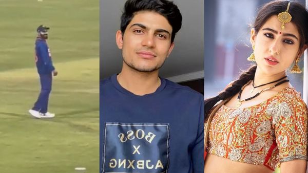 Virat Kohli Reacts To Crowd Teasing Shubman With Saras Name Virat Kohli Reacts To Crowd Teasing Shubman With Saras Name