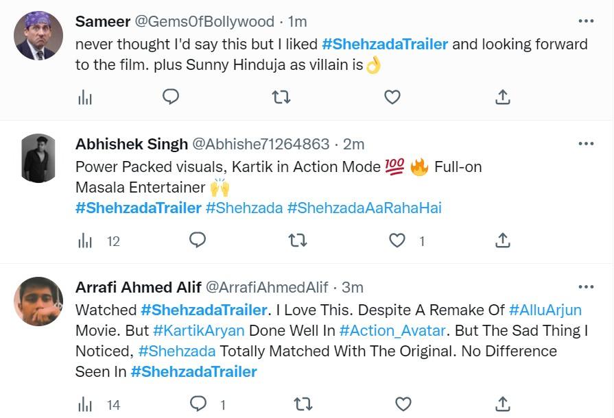 Trailer Of Kartik Aaryan’s Shehzada Is Finally Out RRR References Nepotism Fans Reaction Trailer Of Kartik Aaryan’s Shehzada Is Finally Out RRR References Nepotism Fans Reaction