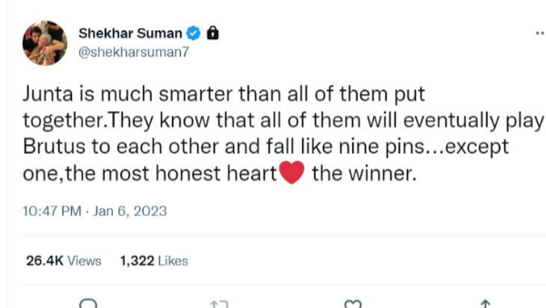 Bigg Boss 16: Shekhar Suman Shares Cryptic Post