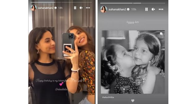 Suhana Khan Wishes Cousin Alia Chhiba With An Unseen Childhood Pic
