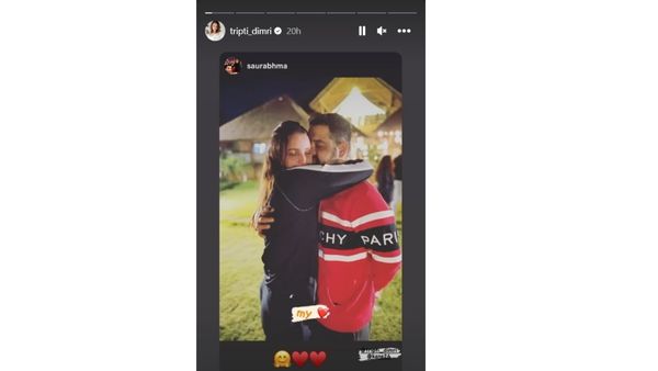 tripti dimri new year post