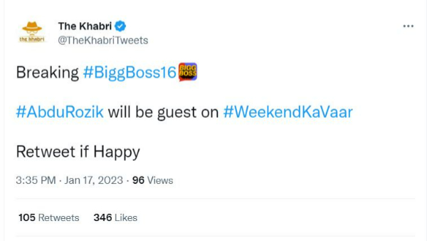 Bigg Boss 16: Abdu Rozik To Return? Here's The TRUTH 