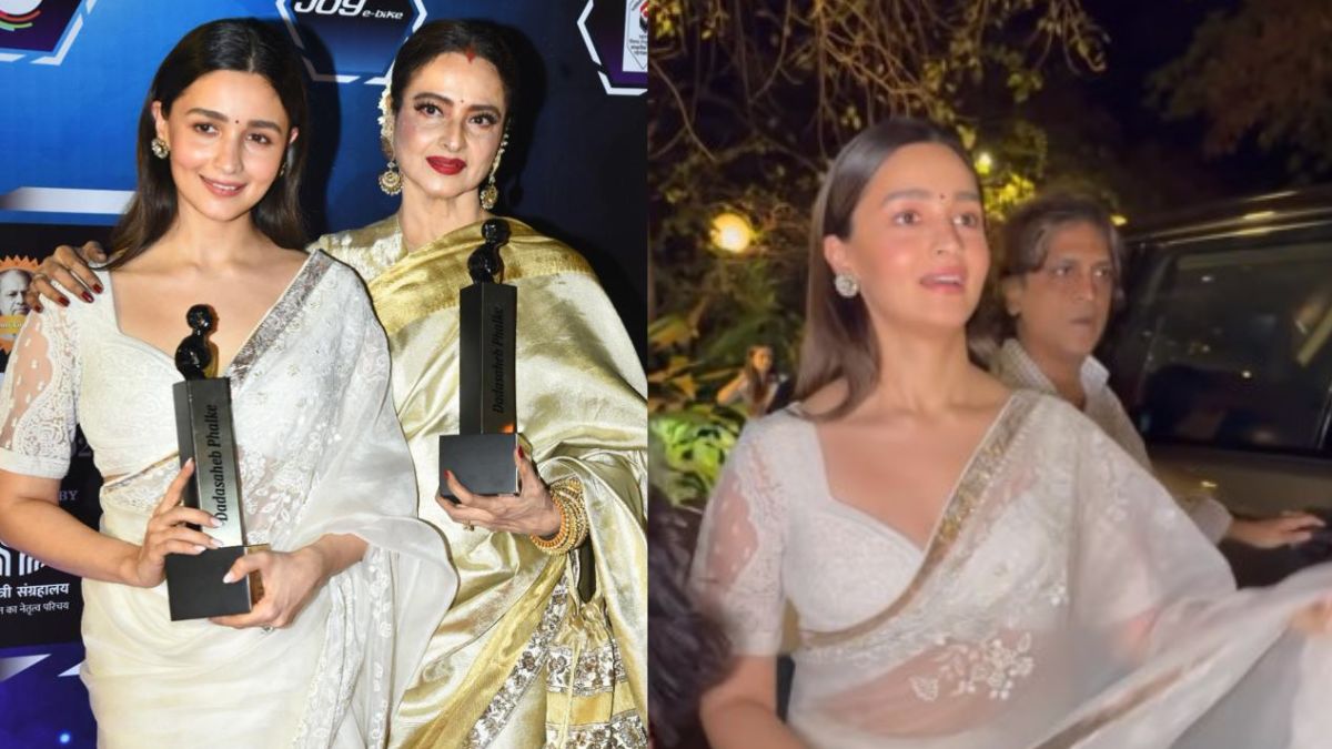 Fans In Awe As Alia Bhatt Stuns In White At Dadasaheb Phalke Awards Fans In Awe As Alia Bhatt Stuns In White At Dadasaheb Phalke Awards