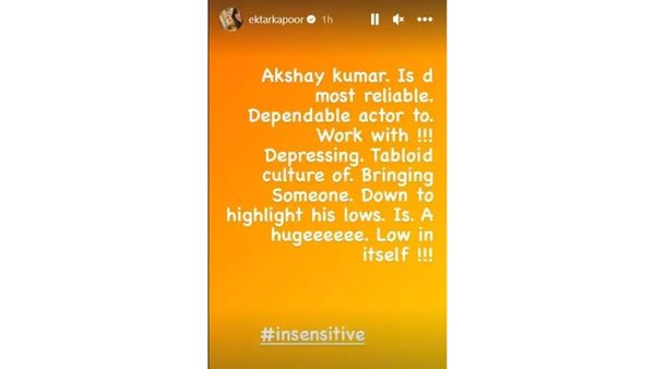 Ekta Kapoor Supports Akshay Kumar Amid ‘Selfiee’ Box Office Debacle
