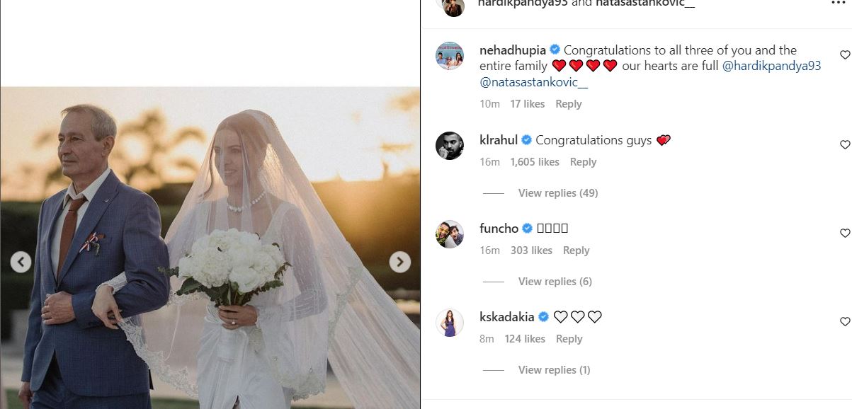 Celebs Shower Couple With Love