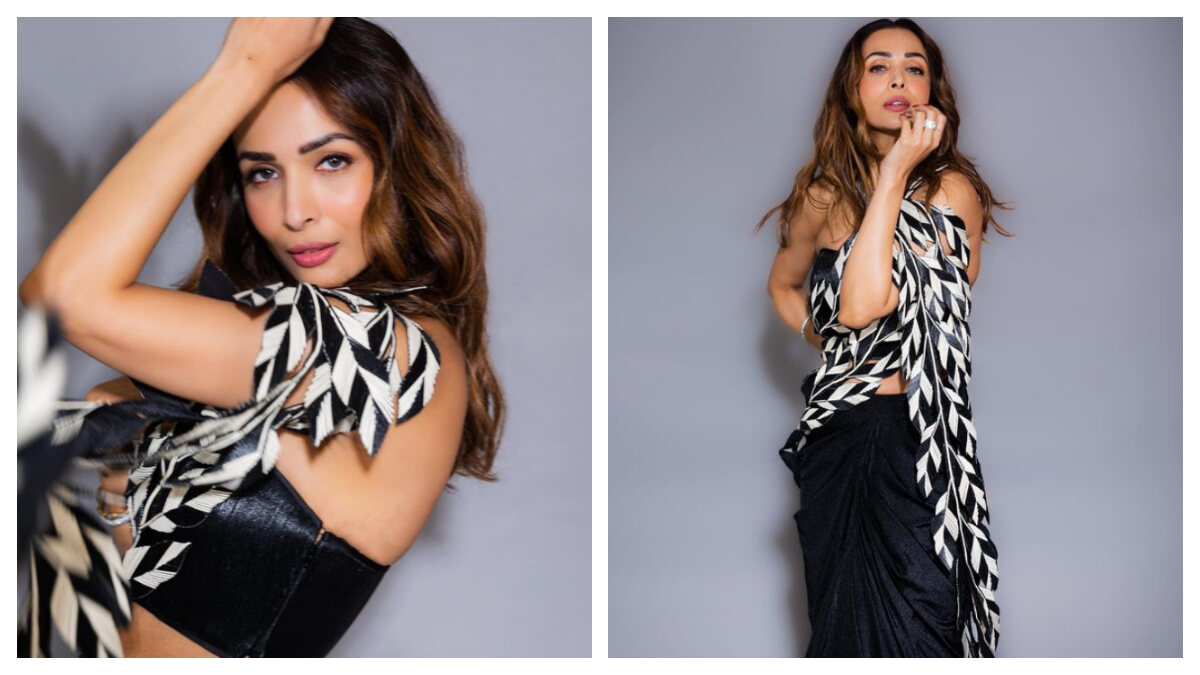 Malaika Arora Dishes Out Major Ethnic Goals In Black Saree Malaika Arora Dishes Out Major Ethnic Goals In Black Saree