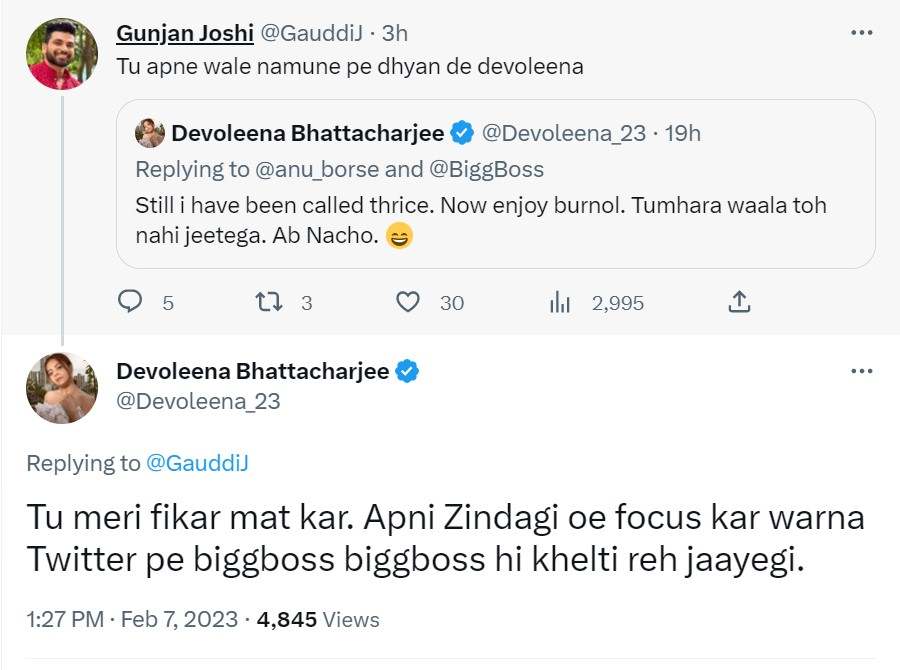 Bigg Boss 16: Shiv Thakare Fans Troll EX Contestant Devoleena Bhattacharjee Bigg Boss 16: Shiv Thakare Fans Troll EX Contestant Devoleena Bhattacharjee