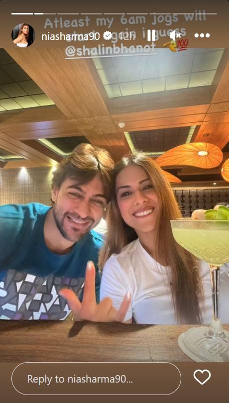 Bigg Boss 16 Finalist Shalin Bhanot Reunite Old Friend Naagin Nia Sharma Jab Aap Kisi Apne Ke Saath Bekaboo