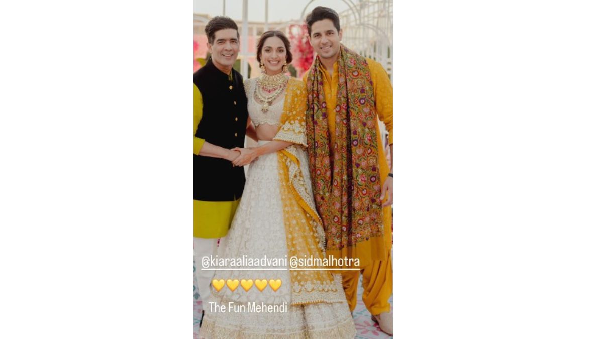 kiara advani, sidharth malhotra, manish malhotra