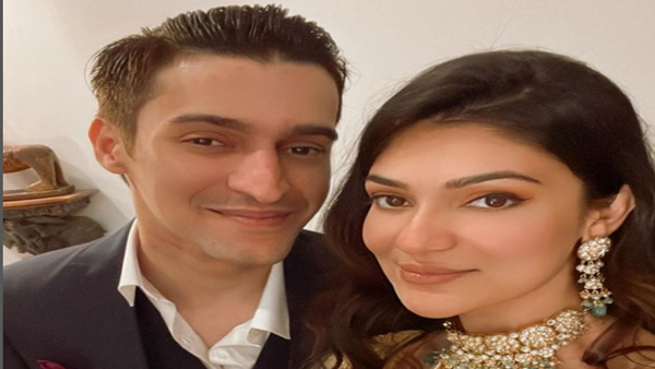 Aditi Gautam and husband Aditi Gautam and husband