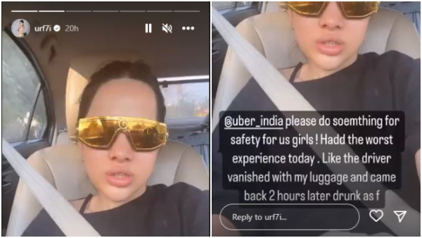 Urfi Javed Shares Worst Experience With Uber, Reveals Driver Vanished With Her Luggage