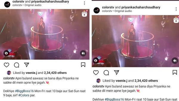 Veena Jagtap Likes Priyanka's Video