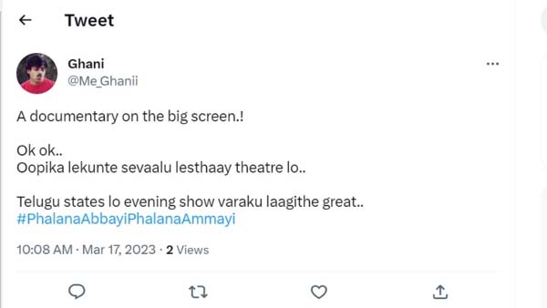 Phalana Abbayi Phalana Ammayi