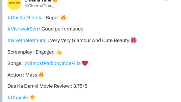 Das Ka Dhamki Twitter review