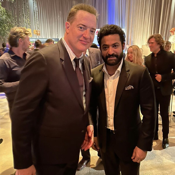 Jr NTR & Brendan Frazer