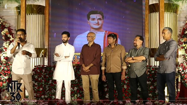 Koratala Siva at NTR 30 Puja