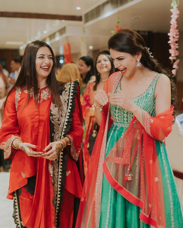 Divyanka Tripathi's Sister-in-law's Mehendi Divyanka Tripathi's Sister-in-law's Mehendi