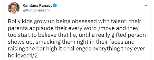 Kangana Ranaut Reacts To AR Rahman’s ‘B’Wood Gang’ Remark Kangana Ranaut Reacts To AR Rahman’s ‘B’Wood Gang’ Remark