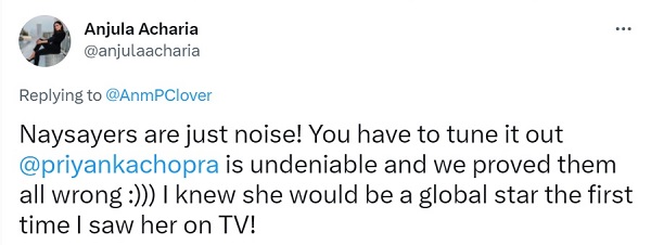 Priyanka Chopra’s Manager Reacts To Her ‘Cornered’ Comment