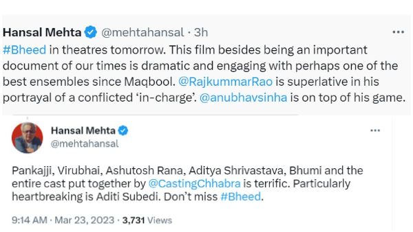 First Review Of Rajkummar Rao's Bheed Is Out